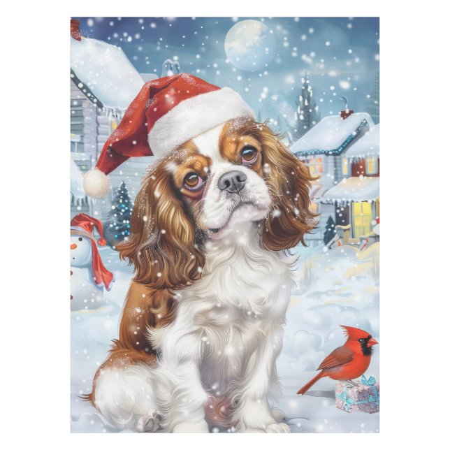 Mantel Alegría de los Navidades Cavalier King Winter Wond (Anverso)