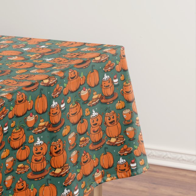 Mantel Alegría del Fiesta del Monstruo de la Calabaza Vin (In Situ)