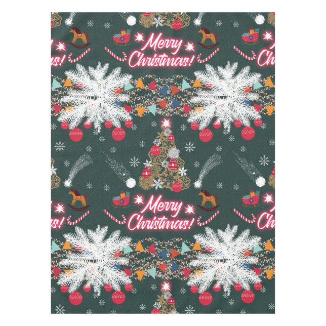 Mantel Alegría eterna de los Navidades (Anverso)