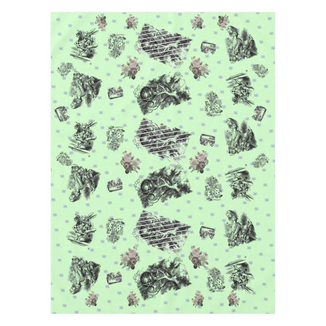 Mantel Alice im Wunderland - Alice in Wderland pastel (Anverso)