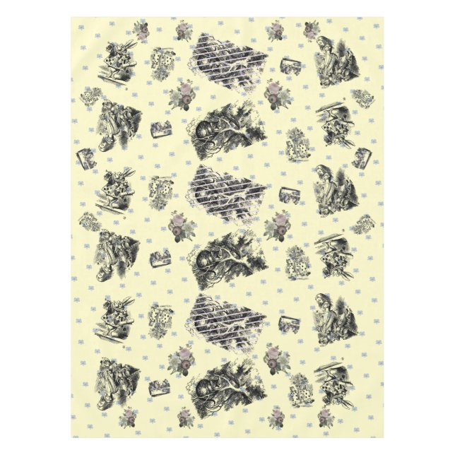 Mantel Alice im Wunderland - Alice in Wderland pastel (Anverso)