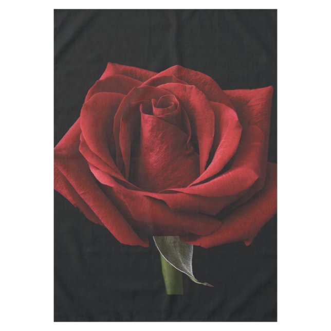 Mantel Almohada de tirar rosa roja (Anverso)