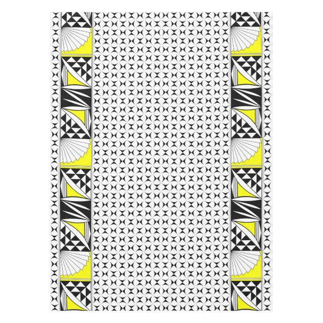 Mantel Amanecer del suroeste de 70" en amarillo (Anverso)