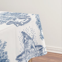 Amante de Jack Russell con Toile Francés de Crema