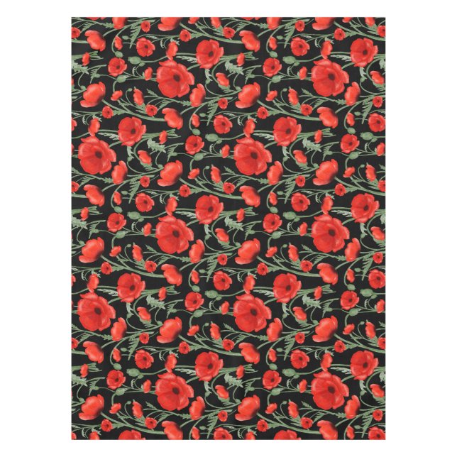 Mantel Amapola Roja (Anverso)