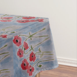 Mantel Amapolas Rojas Silvestres