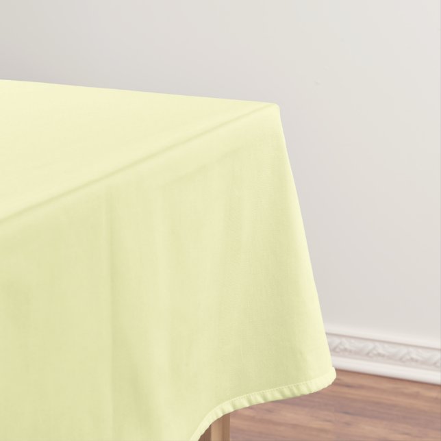 Mantel amarillo pálido cremoso sólido (In Situ)