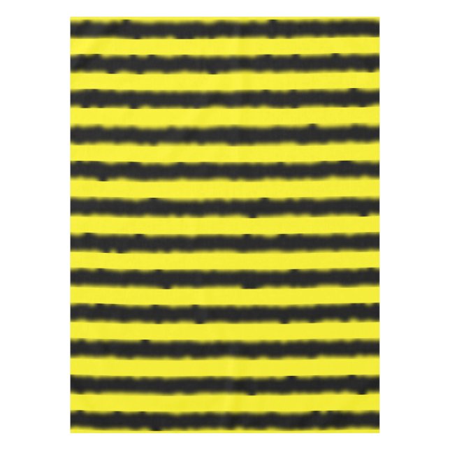 Mantel Amarillo tonto/negro Abeja-Como modelo de las (Anverso)