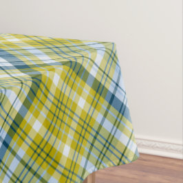 Mantel Amarillo Y Placa Azul