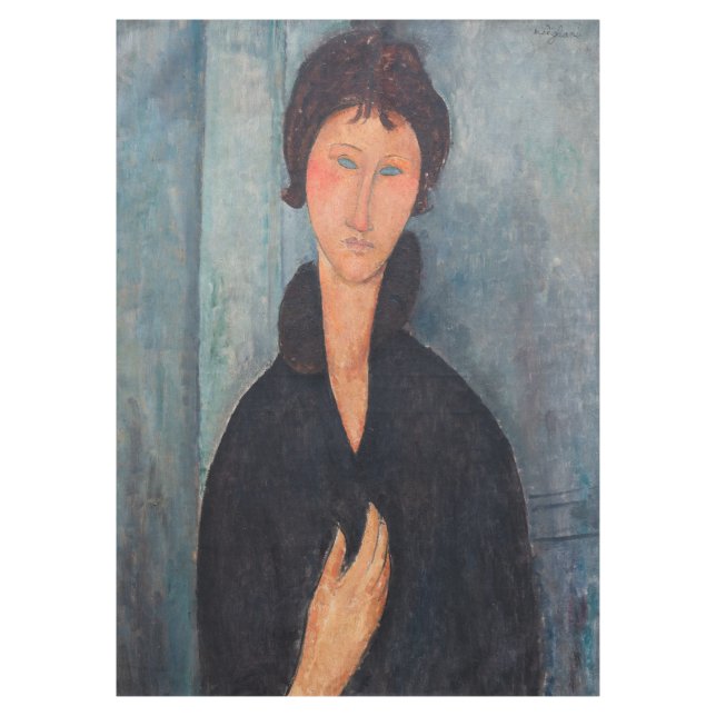 Mantel Amedeo Modigliani - Mujer con ojos azules (Anverso)