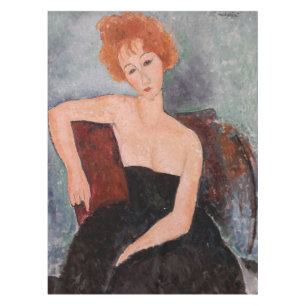 Mantel Amedeo Modigliani - Vestido nocturno Chica pelirro