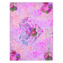 Amethyst Raspberry Floral Boda