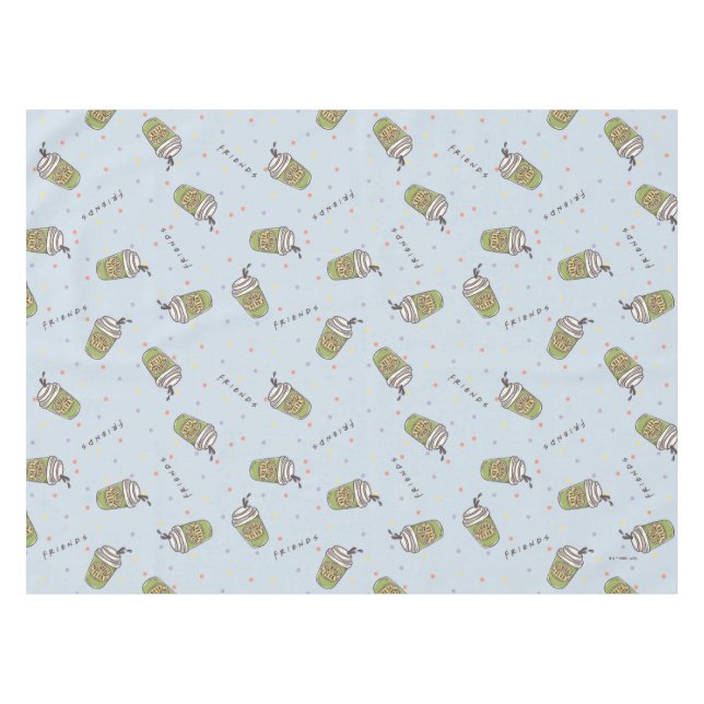 Mantel AMIGOS™ | Patrón de puntos centrales de polka (Frente (Horizontal))