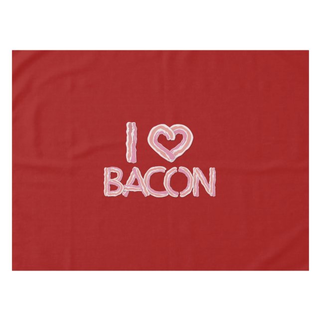 Mantel Amo a Bacon (Frente (Horizontal))