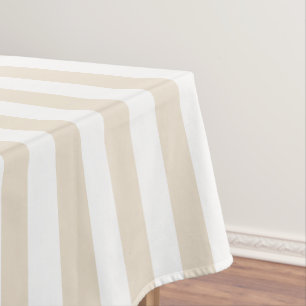 Mantel ancho de marfil moderno de la raya