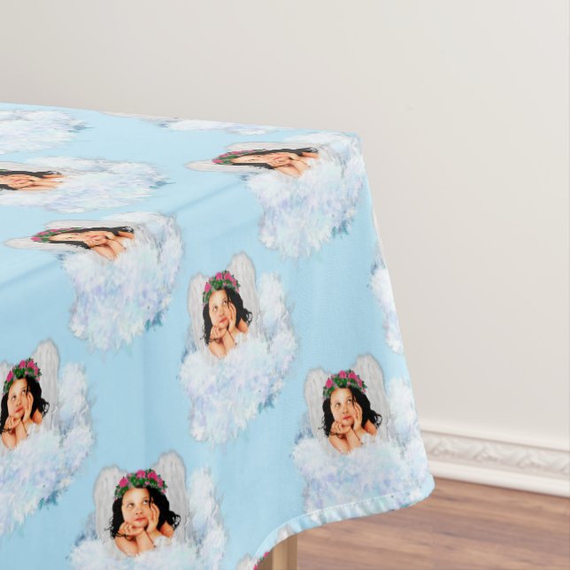 Mantel ANGEL EN LAS NUBES TABLECLOTH DE ALGODÓN 4-52x70 (In Situ)