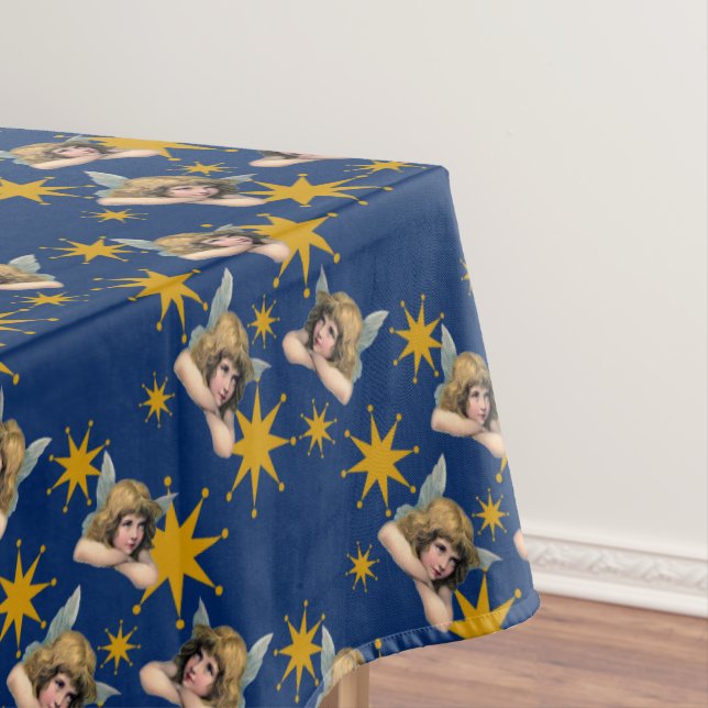 Mantel Ángeles y estrellas vintage (In Situ)