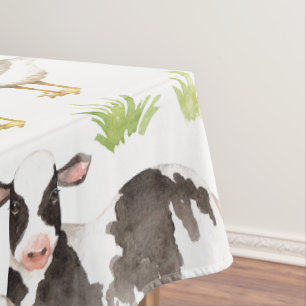 Mantel Animales dibujados mano de la acuarela en la