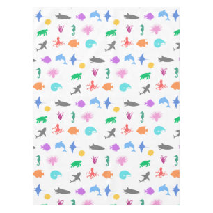 Mantel Animales marinos con estampado