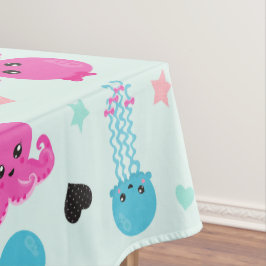 Mantel Animales marinos, vida marina, pulpo, medusas, cor