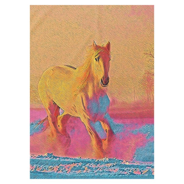 Mantel Animales populares - Caballo 1 (Anverso)