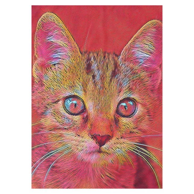 Mantel Animales populares - Kittem (Anverso)