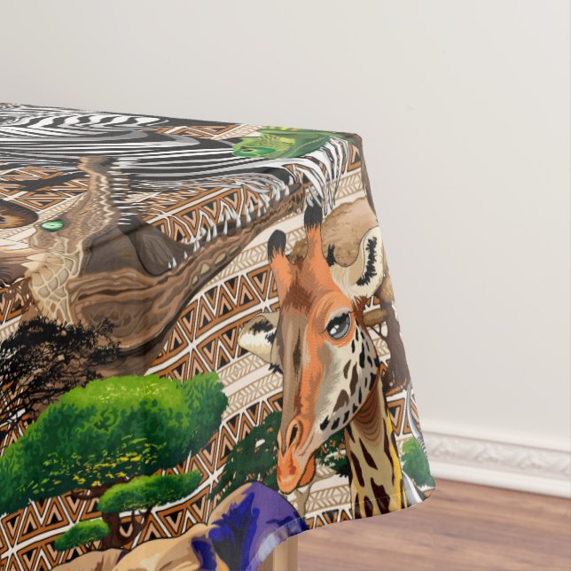 Mantel Animales salvajes de sabana africanos (In Situ)