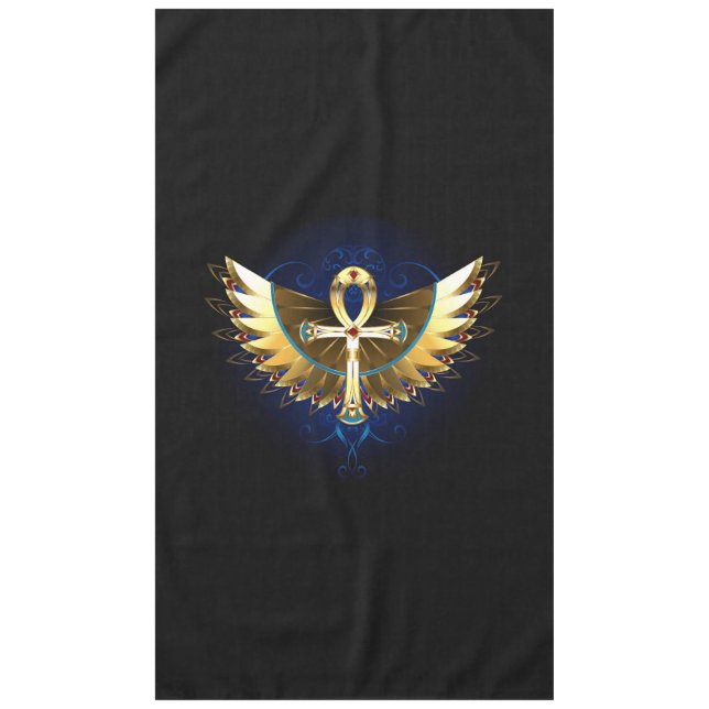 Mantel Ankh de oro con alas (Anverso)