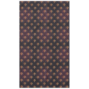 Mantel anticuario, vintage, fleur de lis, damasco, oro rú