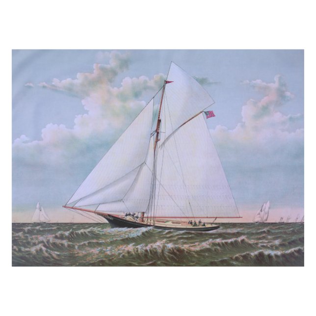 Mantel Antiguo barco de vela esquisto barco de vela Océan (Frente (Horizontal))