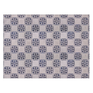 Mantel Antiguo Delft Tile Blue: Patrón de arte holandés c