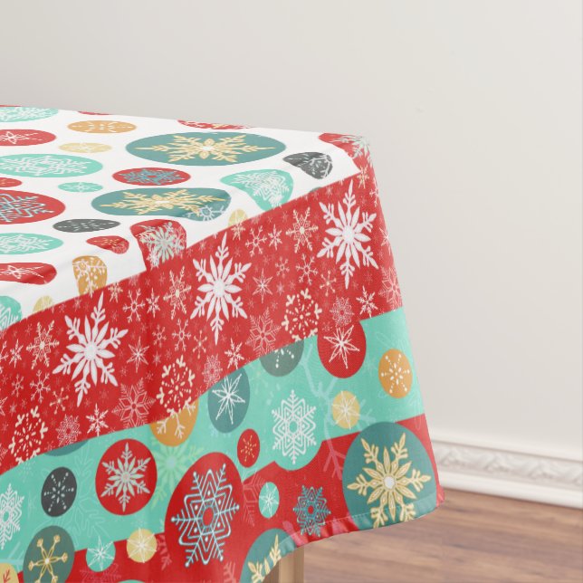 Mantel Antiguo Fashion Scandinavian Retro Snowflake (In Situ)