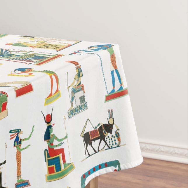 Mantel Antiguo patrón egipcio vintage (In Situ)