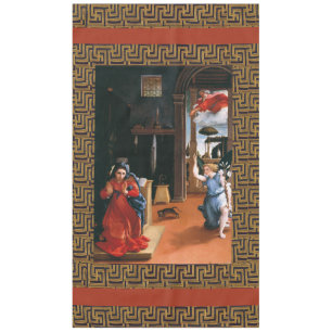 Mantel ANUNCIACIÓN RECANATI por Lorenzo Lotto Long Table