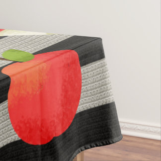 Mantel Apple Modern Black & White Stripes