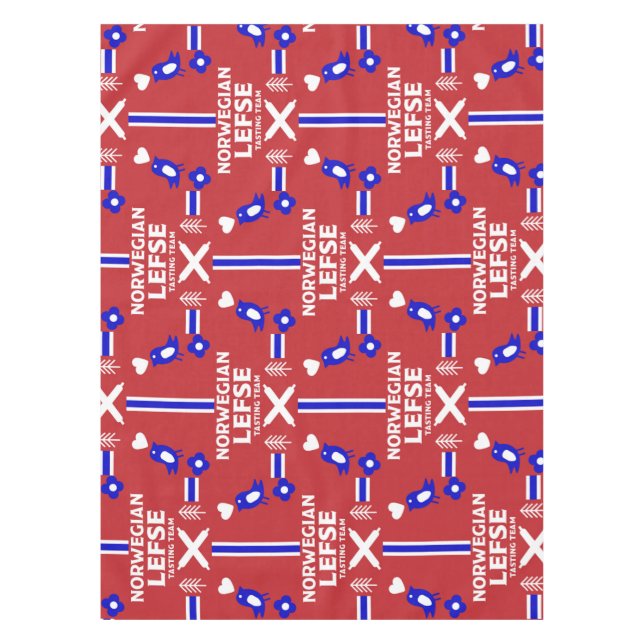 Mantel Apron noruego Lefse Flatbread (Anverso)