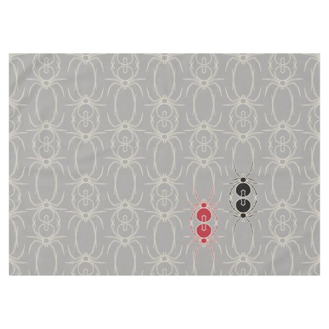 Mantel Arañas - Gris fantasma y blanco óseo (Frente (Horizontal))