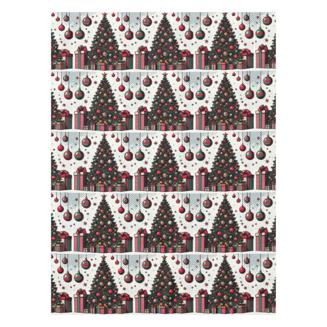 Mantel árbol de Navidad (Anverso)