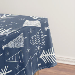 Mantel Árbol de Navidad - Árbol Evergreen - Azul de árbol