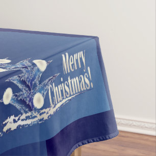 Mantel Árbol de Navidad de Santa Claus