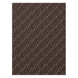 Mantel Árbol de Navidad gótico Animales de Hombre de Niev