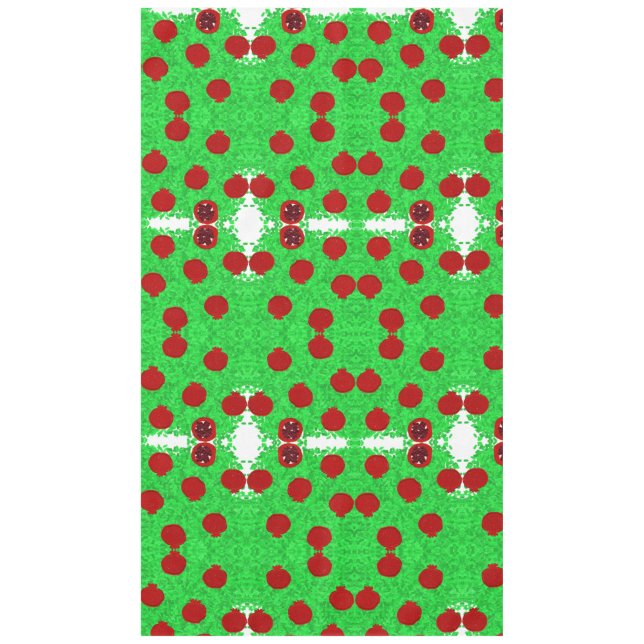 Mantel Árbol granate humilde Tu B'Shvat Shavuot (Anverso)