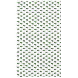 Mantel Árbol simple de Navidad verde y blanco