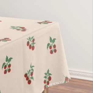 Mantel Arboleda de Tomates Tomate Rojo Vid Verde