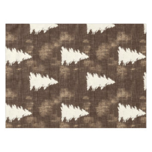 Mantel Árboles de Navidad rústicos