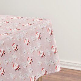 Mantel Árboles de Navidad y Santa