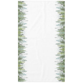 Mantel Árboles de pino acuarela