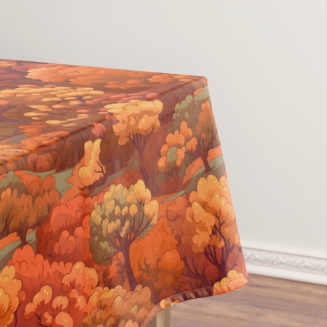 Mantel Árboles húmedos cálidos de acuarela rústica | Esté (In Situ)