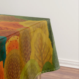 Mantel Árboles modernos de otoño coloridos