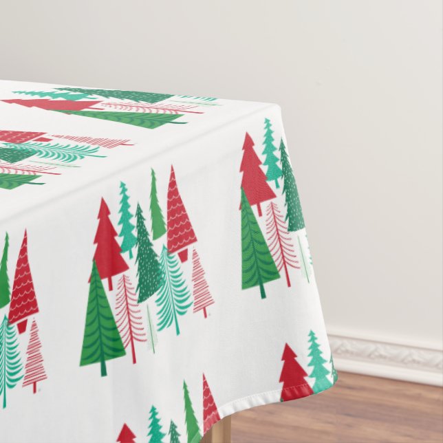 Mantel árboles navideños contemporáneos (In Situ)
